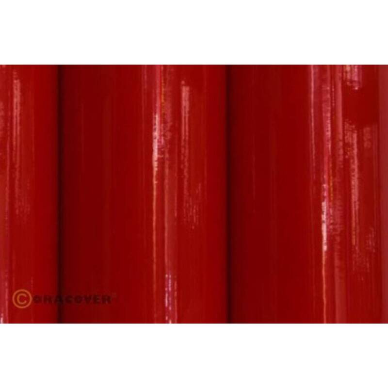 Oracover EASYPLOT Folie Abdeckfolie Modellbaufolie Br 30cm Lg 10m hellrot - 4041909187696