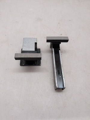 D-Ware WABECO Schraubstock Spannstock Werkzeughalter 100mm Präzisionsschraubstock grau
