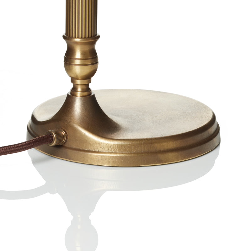 Berliner Messinglampen Bankerleuchte JIVAN LED Tischlampe Lampe grün messing - 4043783308600