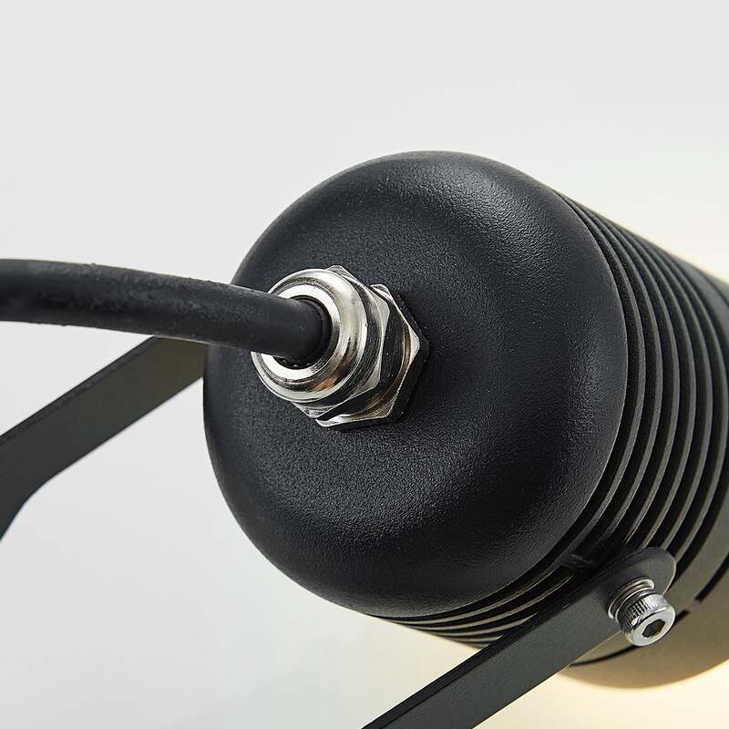 Lindby LED-Außenstrahler Maris m. Erdspieß Gartenlampe  Lampe Leuchte 4W schwarz - 4251096549553