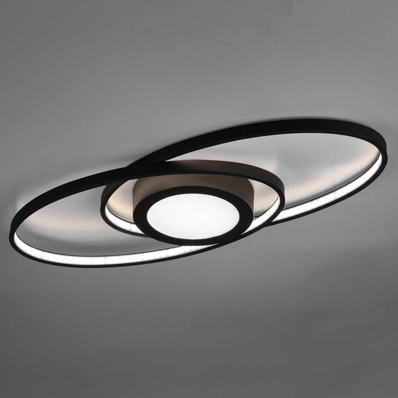 Reality Deckenleuchte Galaxy dimmbar LED anthrazit 57x23cm 3000K 3000lm Leuchte - 4017807446210