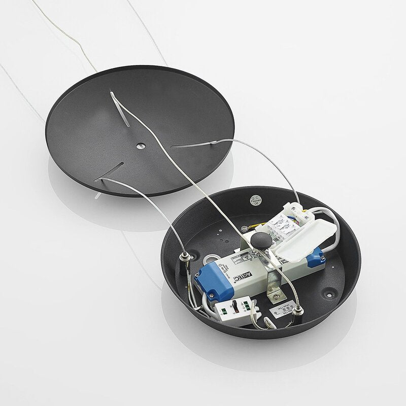 Arcchio Pendelleuchte Hängelampe LED Aleksi schwarz Eisen Kunststoff dimmbar877 - 4251911701968