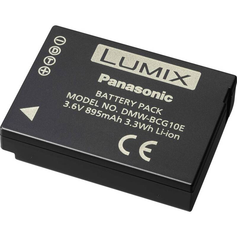 Panasonic Kamera-Akku DMW-BCG10e DMW-BCG10 3.6V 895mAh wiederaufladbar schwarz - 5025232507436