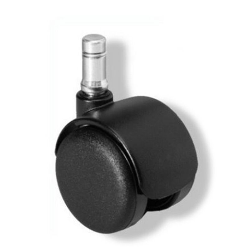 hjh OFFICE 5x ROLO FIX 11mm/50mm Hartböden Stuhlrollen Schwarz - 4260182537718
