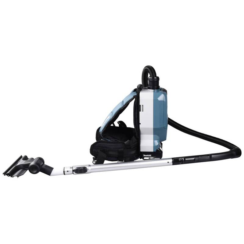 Makita Akku-Rucksackstaubsauger 2x18V akkubetrieben Staubsauger 70dB türkis - 88381870016