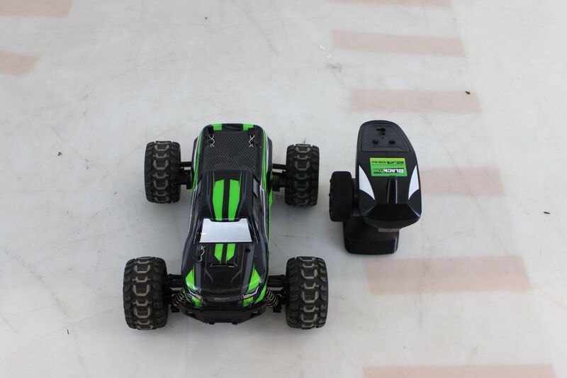 Blackzon RC Modellauto Elektro Monstertruck Slyder MT 1:16 Grün 610 Spielzeug 76 - 5700135401004