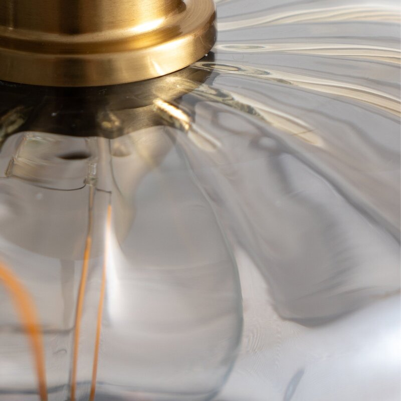 Lindby Hängeleuchte Pendelleuchte Lampe Leuchte Hildur rauchgrau Glas 6flg Ø2710 - 4251911793338