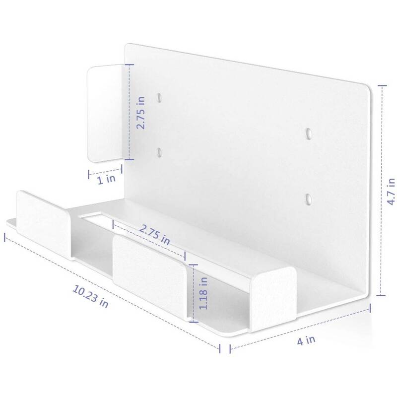Wandhalterung PS5 für PlayStation 5 Wandmontage Halterung weiß 100x120mm 255mm - 4064161226002