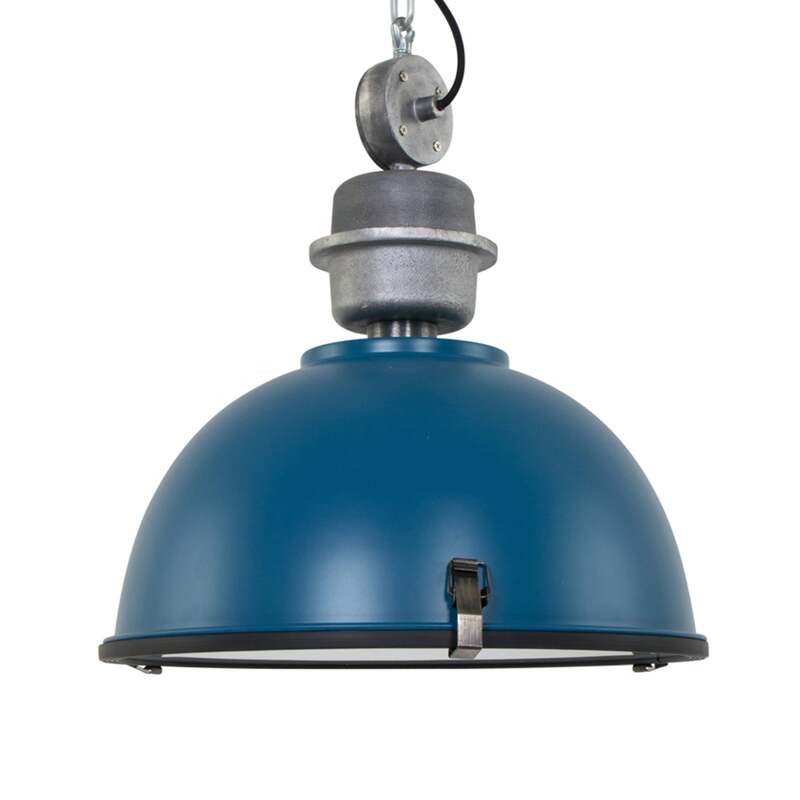 Steinhauer Hängelampe Pendelleuchte Bikkel petrol silber Metalllampe SIEHE TEXT - 8712746105162