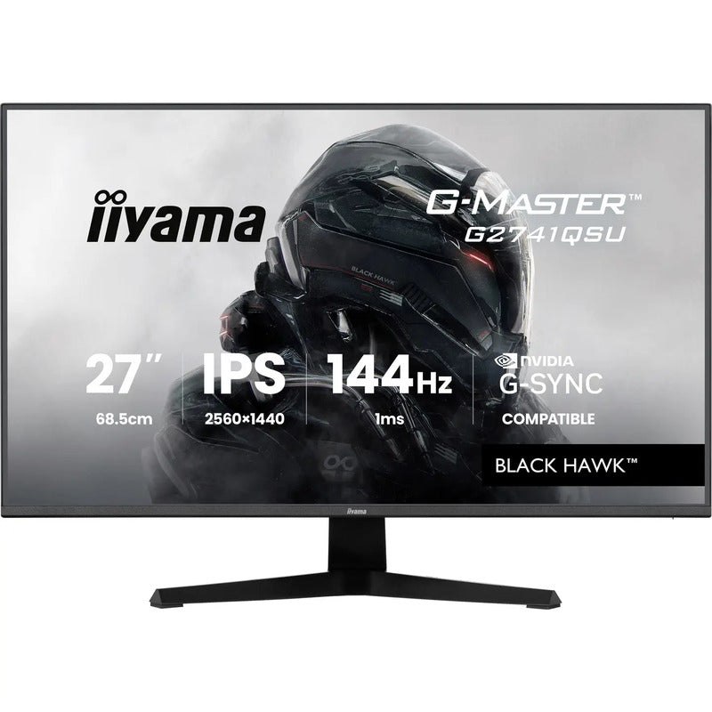 Iiyama Gaming Monitor 27 Zoll G-Master Black Hawk 2560x1440 IPS 144Hz schwarz - 4948570126873