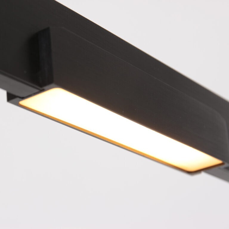 Steinhauer Hängelampe Bloc LED Pendelleuchte Lampe schwarz 171cm Kabelaufhängung - 8712746148275