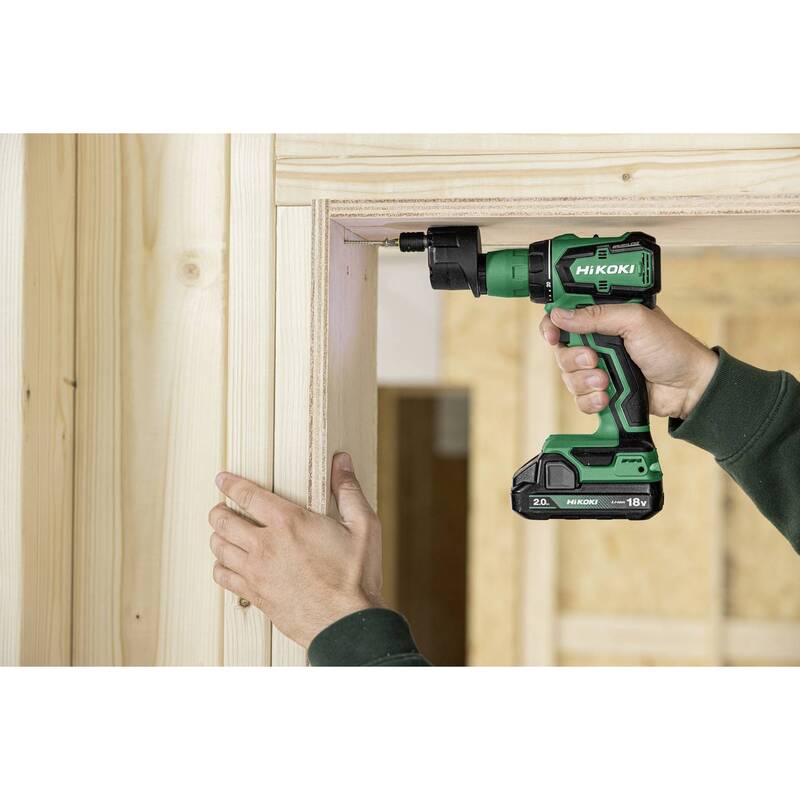 HiKOKI Akku-Bohrschrauber DS18DDQWRZ 18V 2.0Ah Li-Ion 2 Akkus Ladegerät Koffer - 4966376411696