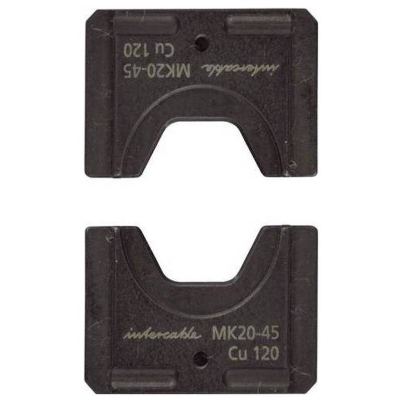 Intercable Presseinsatz Presszangeneinsatz CU Presskabelschuhe Werkzeug 95 mm² - 8014212116635