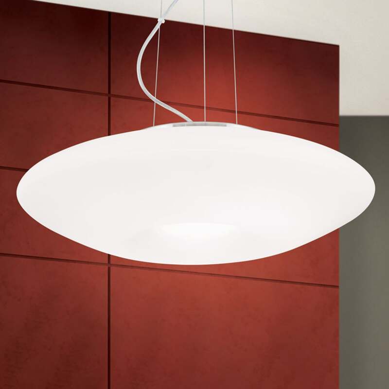 Hängeleuchte Blanc LED Pendelleuchte dimmbar opalglas nickel matt 21cm Höhe - 9003090229192