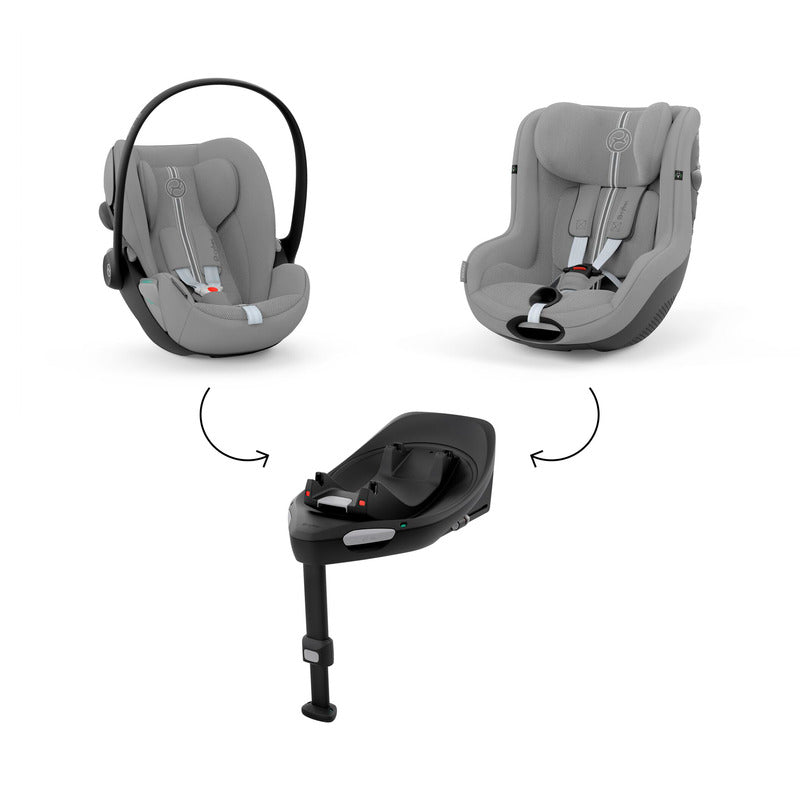 Cybex Babyschale Cloud G i-Size Autositz Gruppe 0+ grau 14-fach höhenverstellbar - 4063846478750