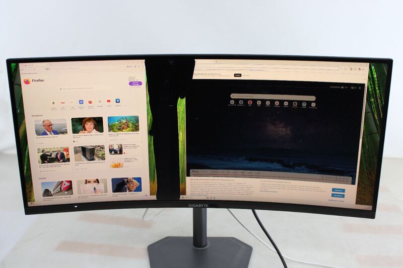 Gigabyte Gaming Monitor 34 Zoll Curved 3440x1440 1ms DisplayPort HDMI schwarz - 4719331870294