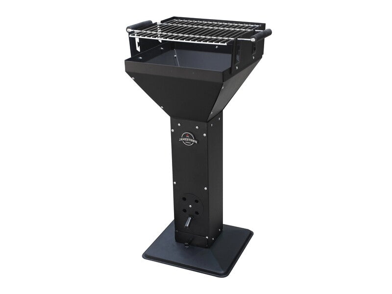 Jamestown Holzkohlegrill Säulengrill Ted Kaminzugeffekt einfache Reinigung - 4007876500807