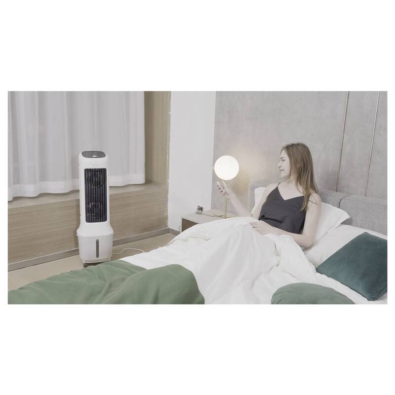 Be Cool Luftkühler 38W App gesteuert 10L Wassertank Fernbedienung weiß 279x309mm - 9005151008418