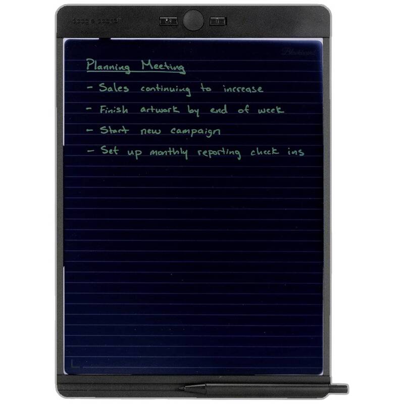 Boogie Board eWriter Blackboard Smart Scan Schwarz Notiztafel 21,6x28cm 500g - 0819459013796