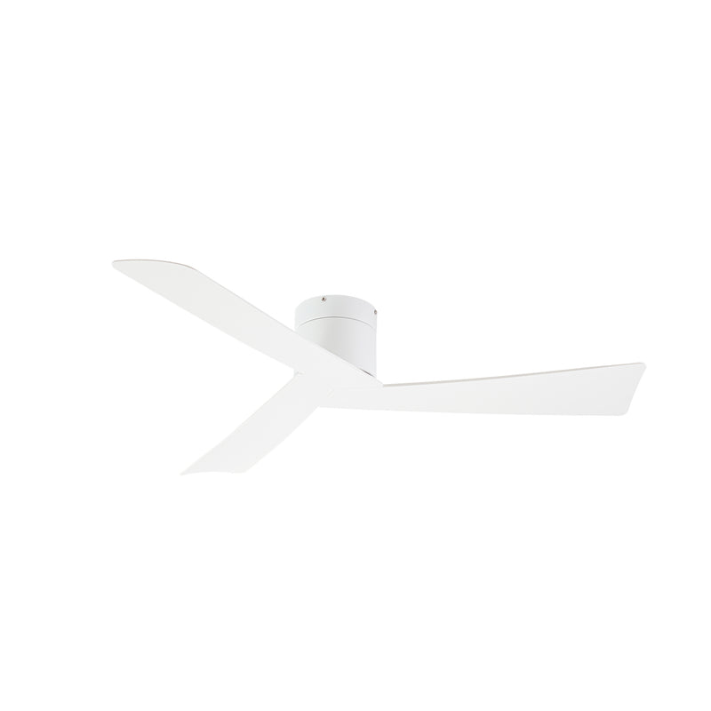 Lucande Deckenventilator Ventoro Ø132cm weiß Metall mit Fernbedienung Rücklauf - 4255830911354