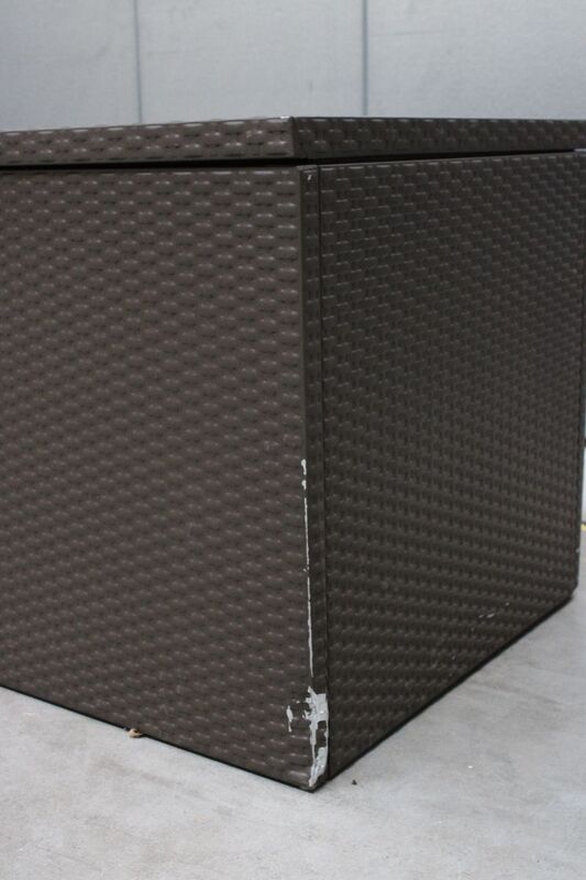 ShelterLogic Aufbewahrungsbox Gartenbox Stahl wetterfest anthrazit 132x70x67cm - 0026862110091