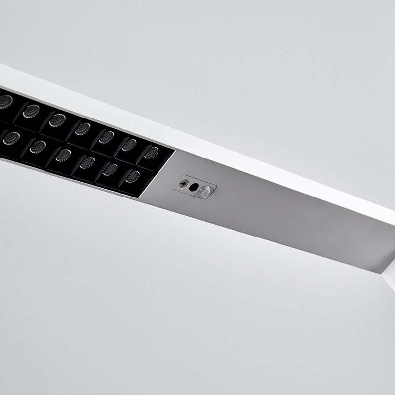 Arcchio LED Office Floor Lamp Jolinda, White, Metal, Sensor - 4251096542424