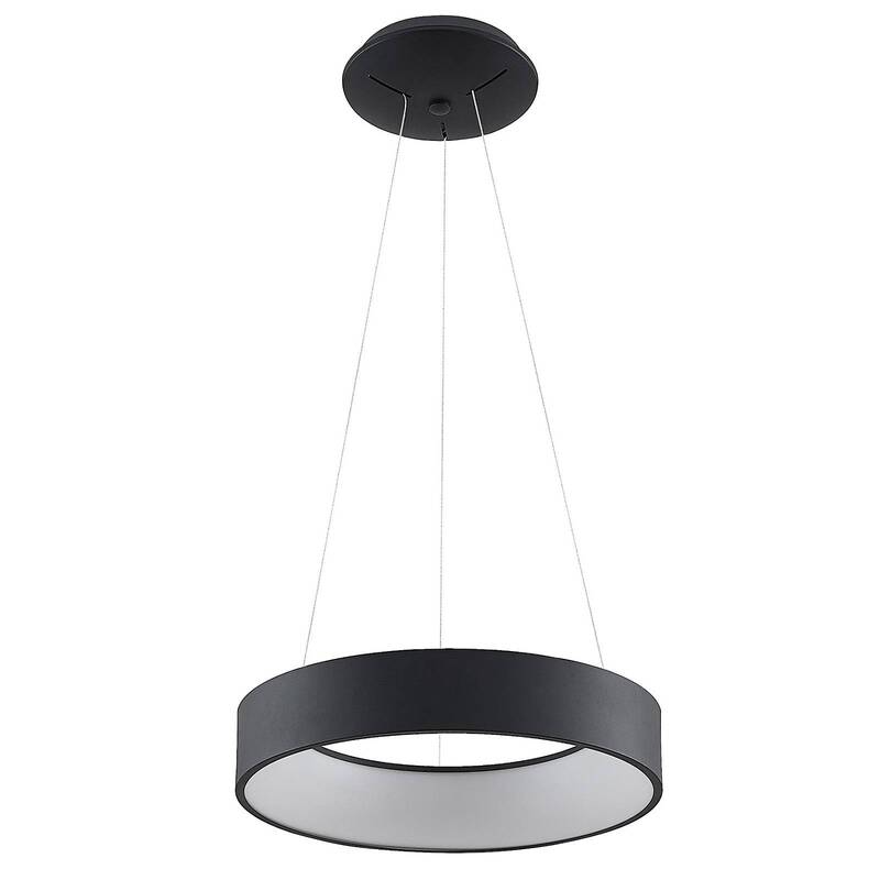 Arcchio Pendelleuchte Hängelampe LED Aleksi schwarz Eisen Kunststoff dimmbar - 4251911701968