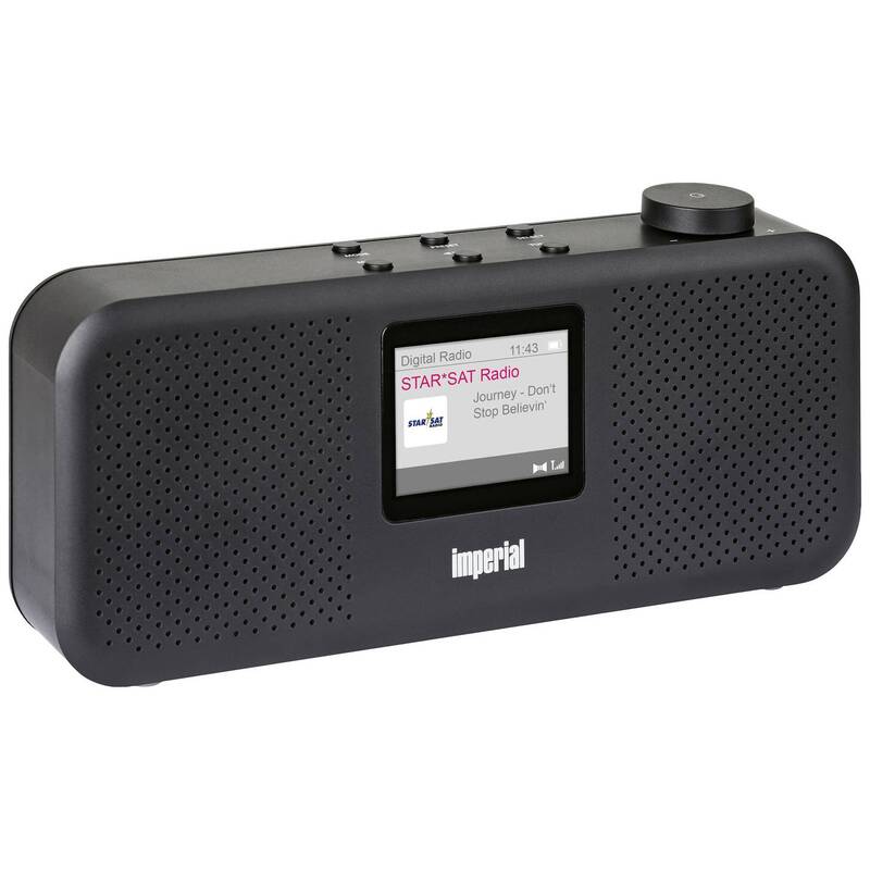 Imperial Tischradio DABMAN 16 Analog Digital DAB DAB+ FM schwarz 2W 40 Sender - 4024035126104