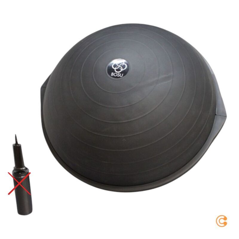 BOSU Balance Trainer Multifunktional Fitnessgerät Schwarz 65x65x22cm bis 150kg - 0033149124382