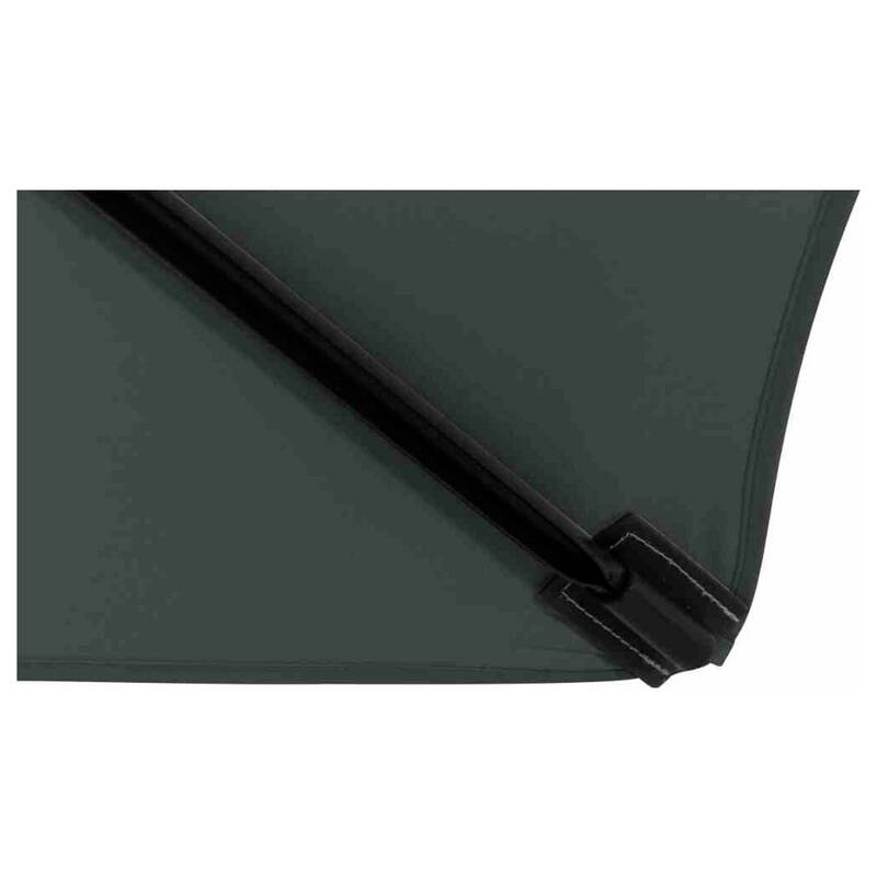 Siena Garden Gartenschirm Mittelstockschirm grau knickbar UPF 50+ 210x140cm - 4055938415743