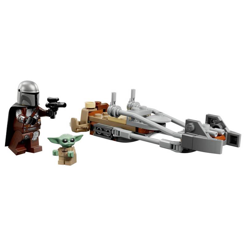 LEGO STAR WARS Der Mandalorianer und Grogu auf Speeder Bike 75436 Spielset - 5702018105467