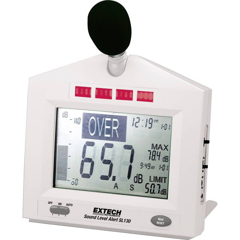 Extech Schallpegel-Messgerät SL130W 30-130 dB Messgerät Lärmpegel 31.5-8000 Hz - 0793950471357