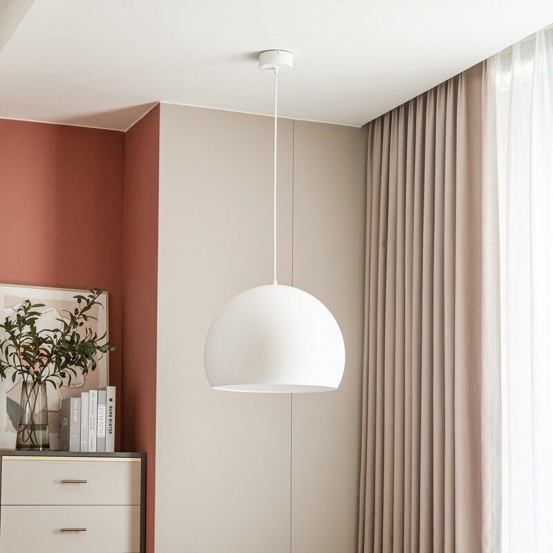Lucande Pendelleuchte Hängelampe LED Lythara weiß Aluminium Wohnzimmer Esszimmer - 4251911768169