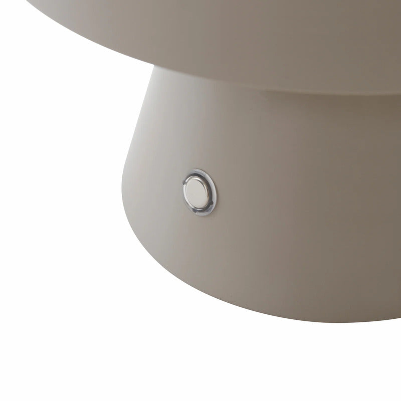 Lindby Tischlampe LED Akkutischlampe Nevijo dimmbar grau 2000mAh 18cm Ø - 4251911765663