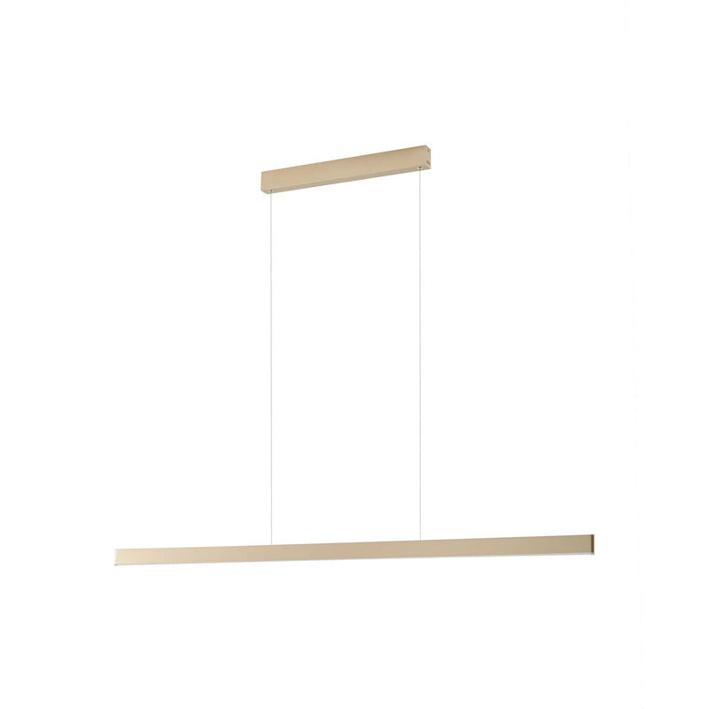 Lucande Hängeleuchte Mylosh LED Pendelleuchte dimmbar gold 150cm CCT 3-stufig - 4255830917844