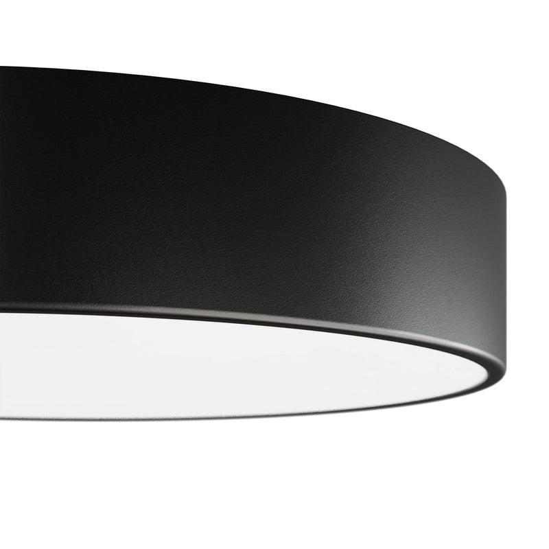Deckenleuchte Cleo Ø 50 cm IP54 schwarz Metall E27 dimmbar 4x24W LED - 5907623601001