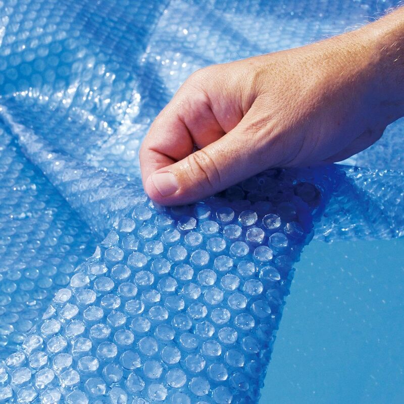 Funsicle Solar-Poolabdeckung 7,3 x 3,66 m für oberirdische Pools Blau - 4894906009825