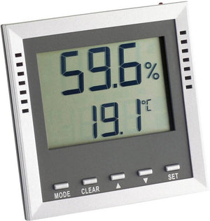 B-Ware TFA Dostmann KLIMA GUARD Thermo-/Hygrometer Silber Thermometer Temperatur