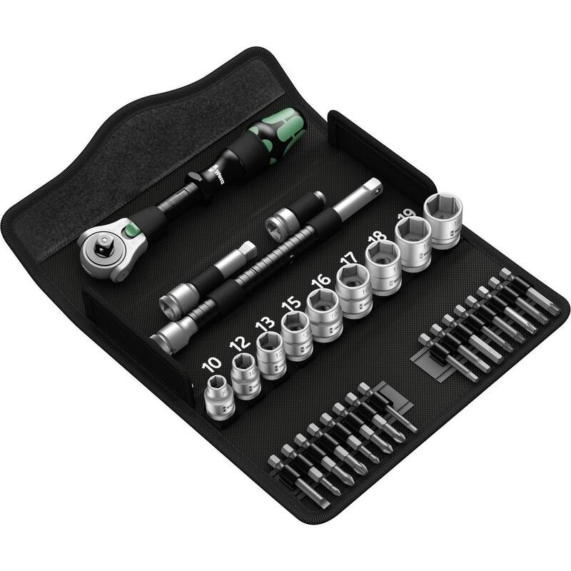 Wera Zyklop Speed Steckschlüsselsatz 3/8" metrisch 29-teilig 05004046001 - 4013288173911