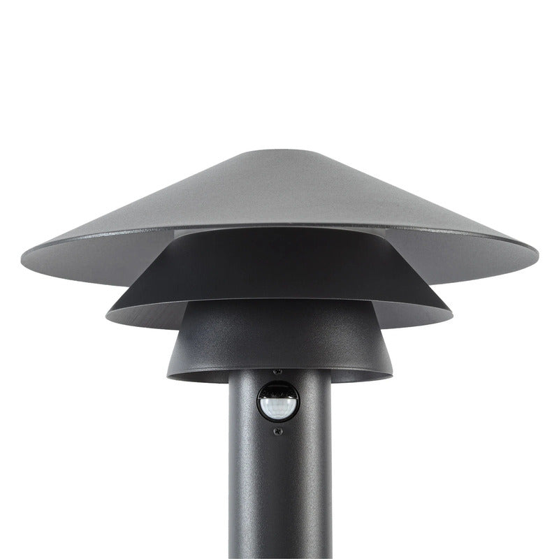 Lucande Wegeleuchte Wegelampe LED Sensor anthrazit Aluminium 110 cm Außenlampe - 4255830908781