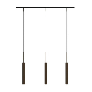 B-Ware Audo Copenhagen Hängeleuchte Pendelleuchte Tubulaire Rail 3-flg bronzefarben Alu