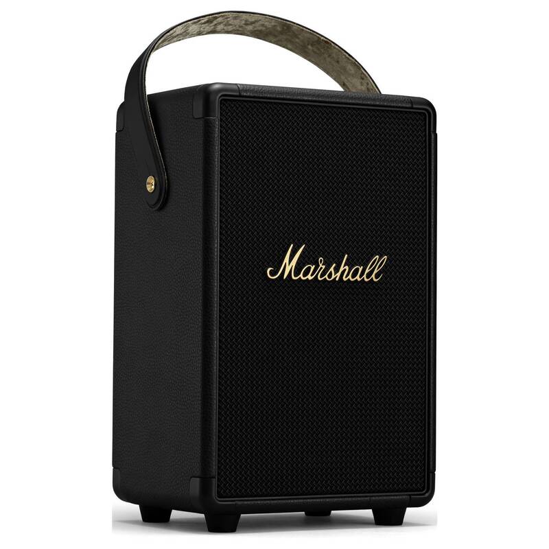 Marshall Bluetooth Lautsprecher Box Tufton Schwarz & Messing 20h Akku 15W IPX2 - 7340055382540