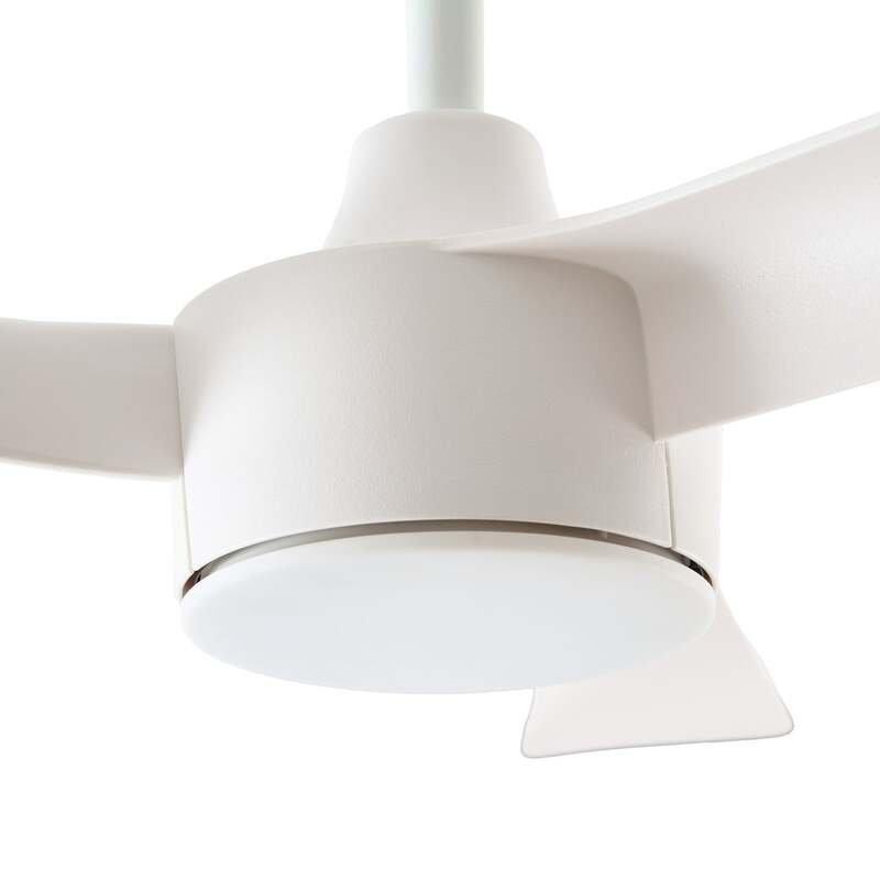 Lucande Deckenventilator Airona LED Ventilator dimmbar leise weiß 95x95cm - 4255830911774