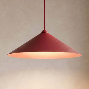 B-Ware TK-Lighting Hängeleuchte Lume XL LED Pendelleuchte dimmbar burgunderrot Ø49cm