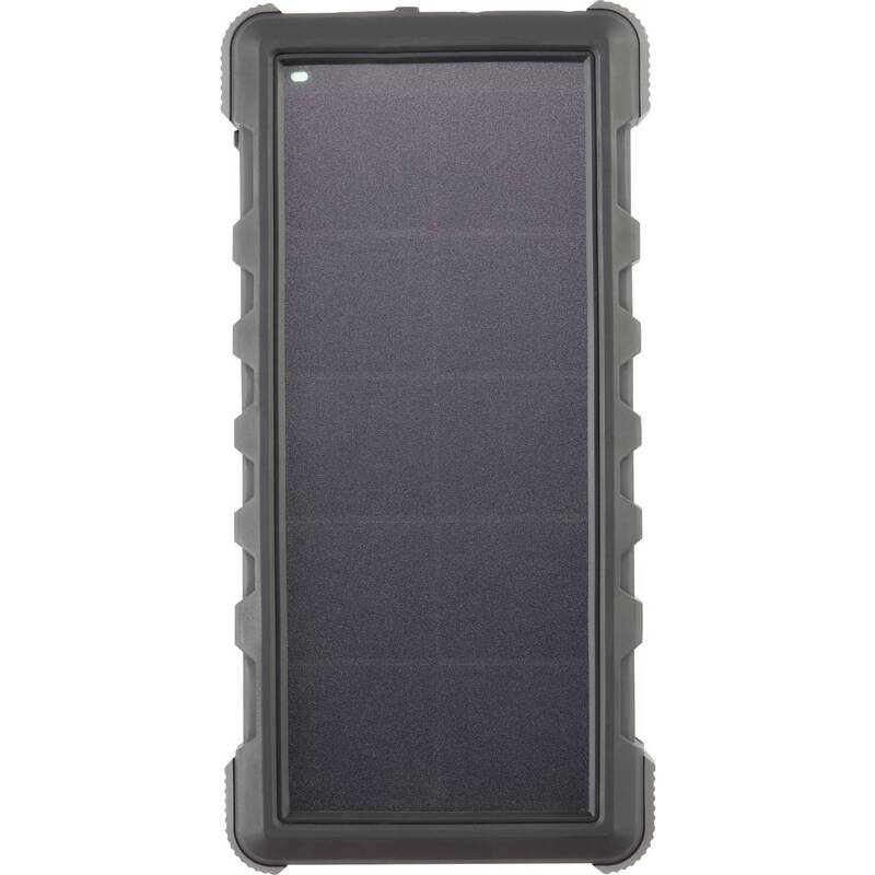 Voltcraft Solar-Powerbank 24000 mAh Akku Ladegerät USB schwarz 3 Ausgänge 6000 - 4053199521562