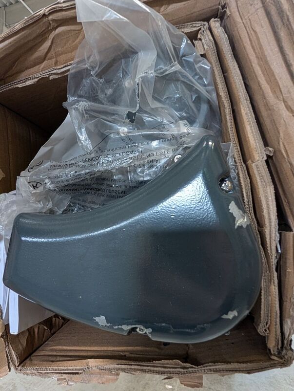 Halbkassettenmarkise Vernazza 6x3m grau Motorantrieb Nothandkurbel anthrazitgrau - 4306516022670