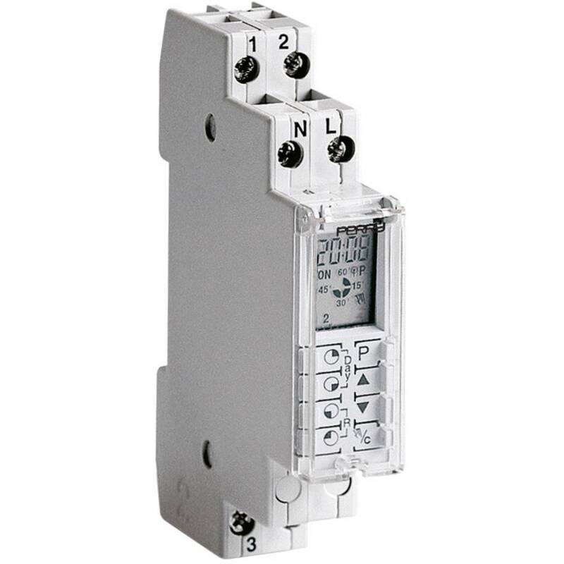 Wallair Zeitschaltuhr digital Tagesprogramm 3500W IP40 Gangreserve Innenbereich - 8019108030910