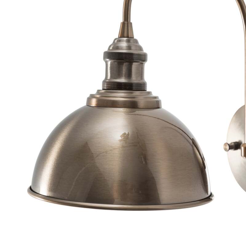 Opviq Wandleuchte Saglam altmessing 36 cm dimmbar Metall für Innenräume - 8684283492367