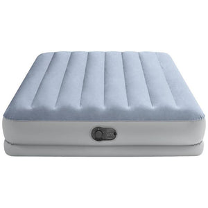 B-Ware Intex Luftbett Queen Dura-Beam Comfort Airbed 203x152cm blau-grau 272kg max.