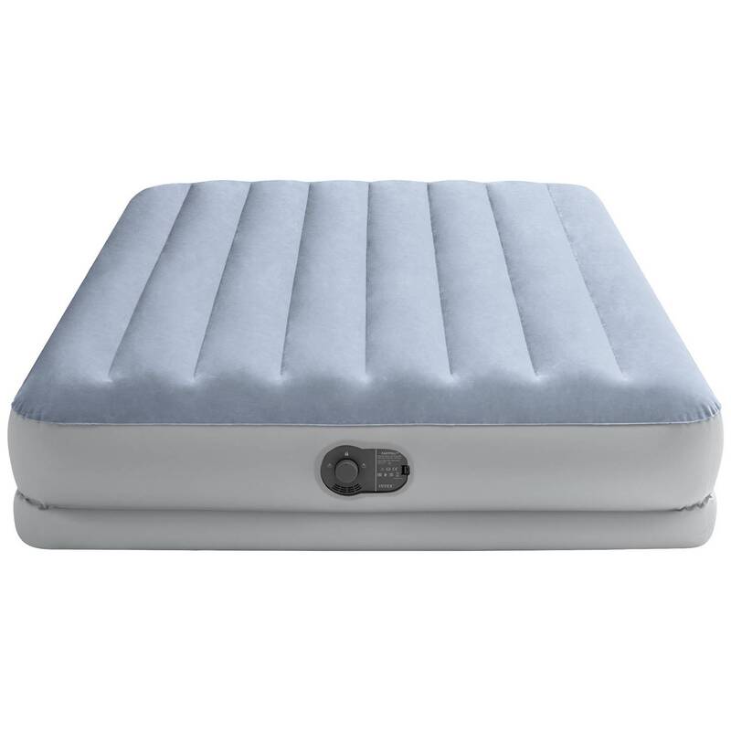 Intex Luftbett Queen Dura-Beam Comfort Airbed 203x152cm blau-grau 272kg max. - 6941057423449